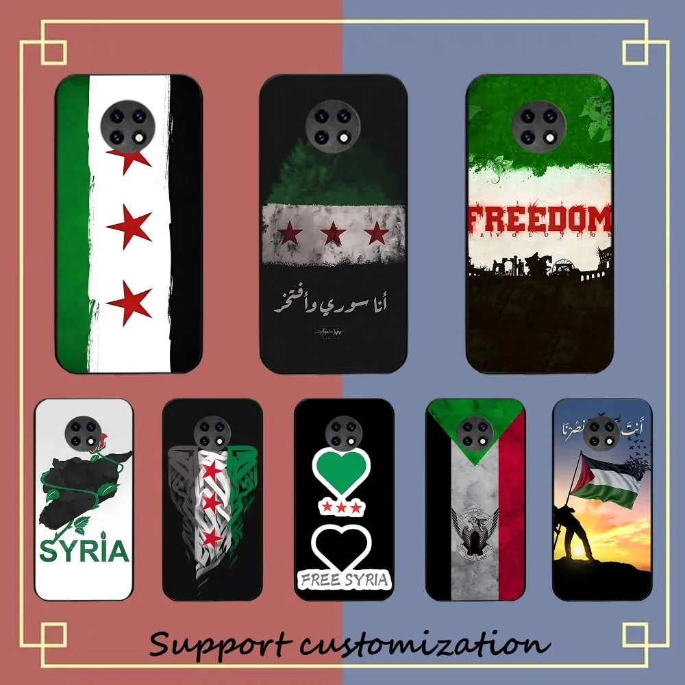 

S-Syrian Revolution Flag Phone Case For Redmi Note 4 X 5 A 6 7 8 T 9 9S 10 11 11S 11Epro Poco M3 Pro