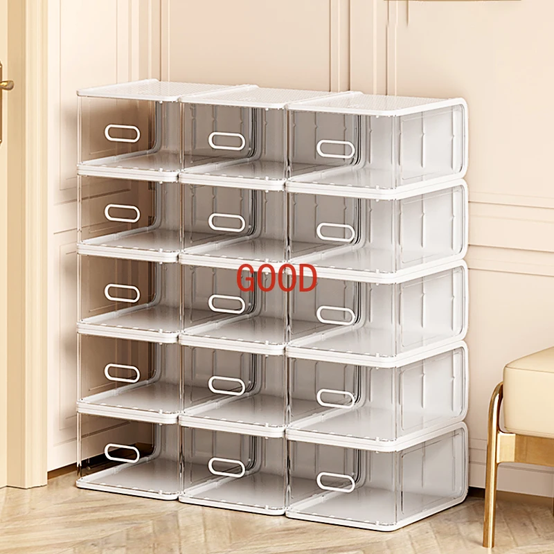 Shelves Shoe Organizer Bedroom Cabinets Storage Modern Entrance Space Saving Bedroom Cabinets Zapateros Home Furniture LSL25XP