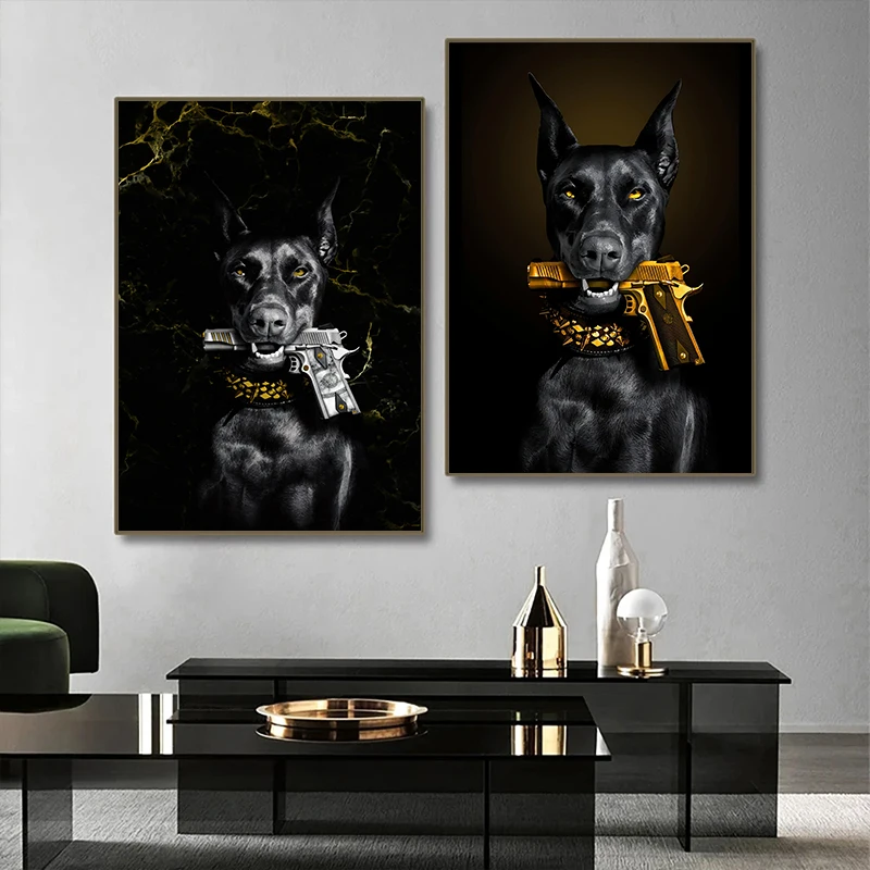 Fashion Black Doberman Dog Lio - огляд і ціна Quiet Luxury Lifestyle