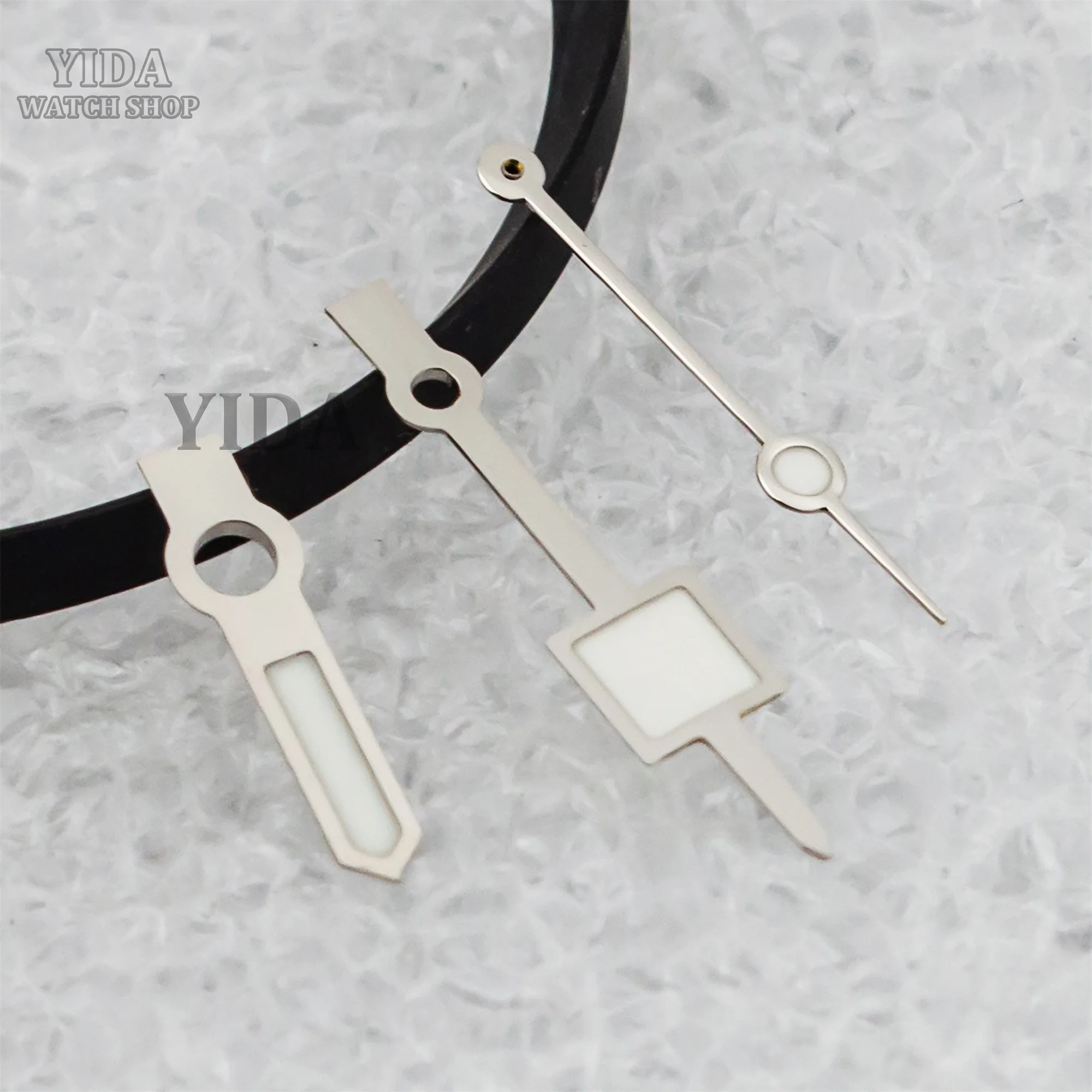 Manecillas de reloj NH35, punteros luminosos azules fuertes, agujas luminosas verdes para SUPEROCEAN fit NH35 NH36, reemplazos de piezas de movimiento