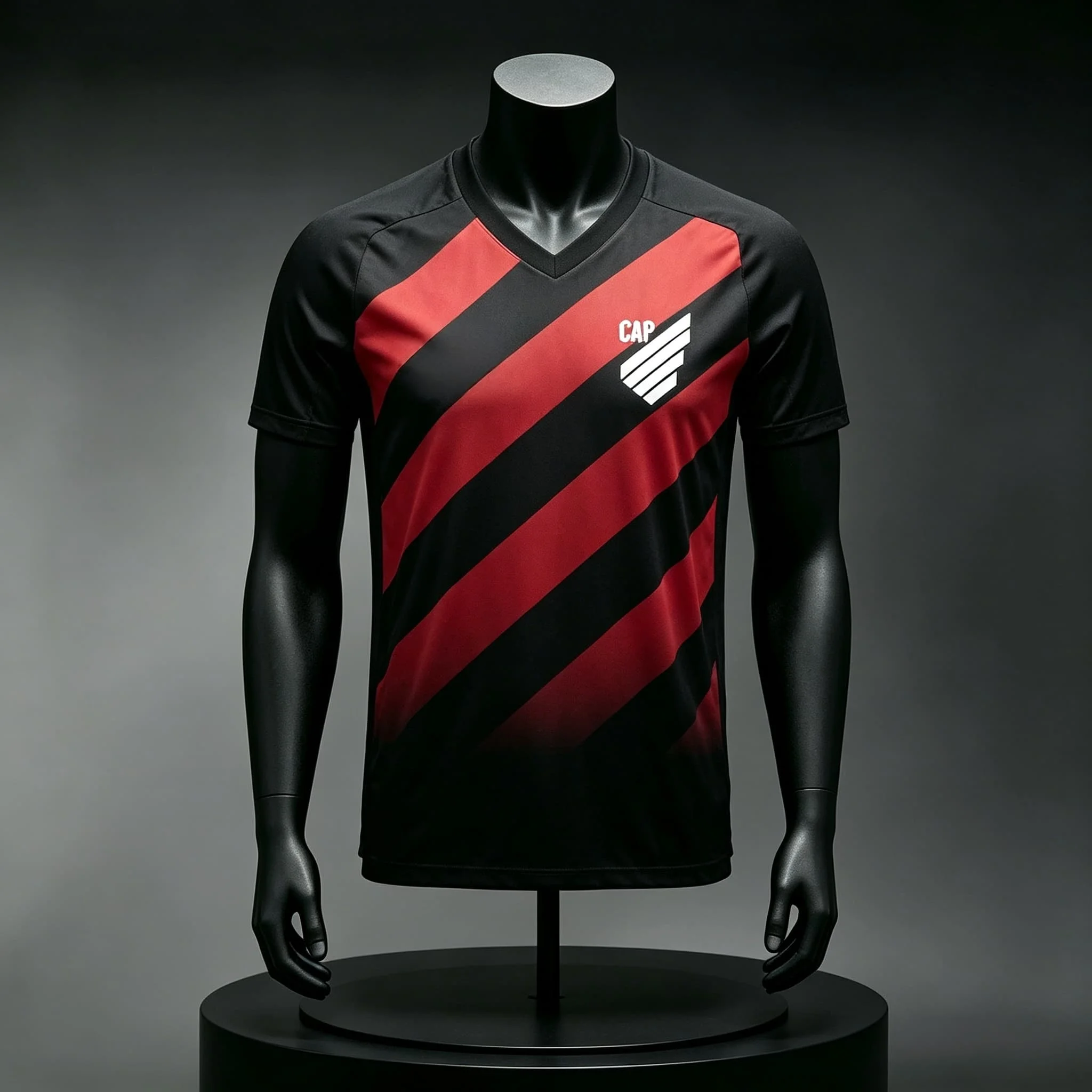 Herren Athletico Paranaense Fußballtrikot Schnelltrocknend Kurzarm Fußballshirt Brasilien Serie Trainings-Fan-Uniform Sportbekleidung – Detail 6