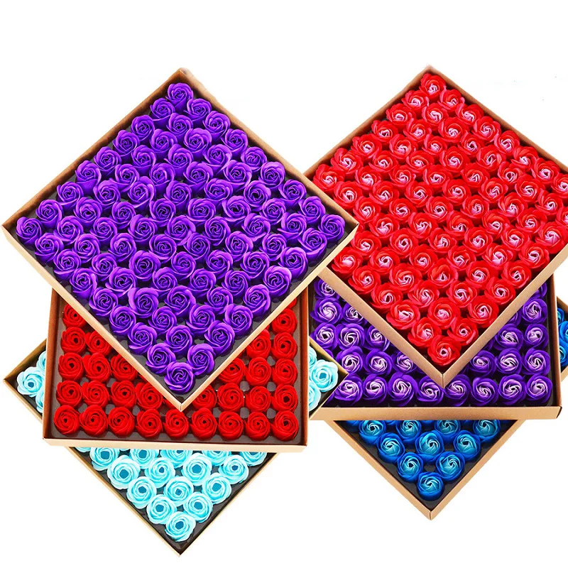 

Искусственные мыльные розы 54 шт.