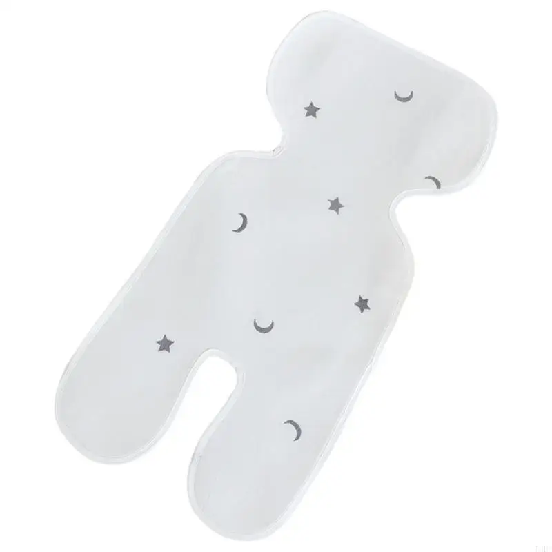 

54DF Baby Stroller Cooling Liner Breathable Cotton Strollers Pad Infant Pram Insert Pad Universal Washable Pram Pad