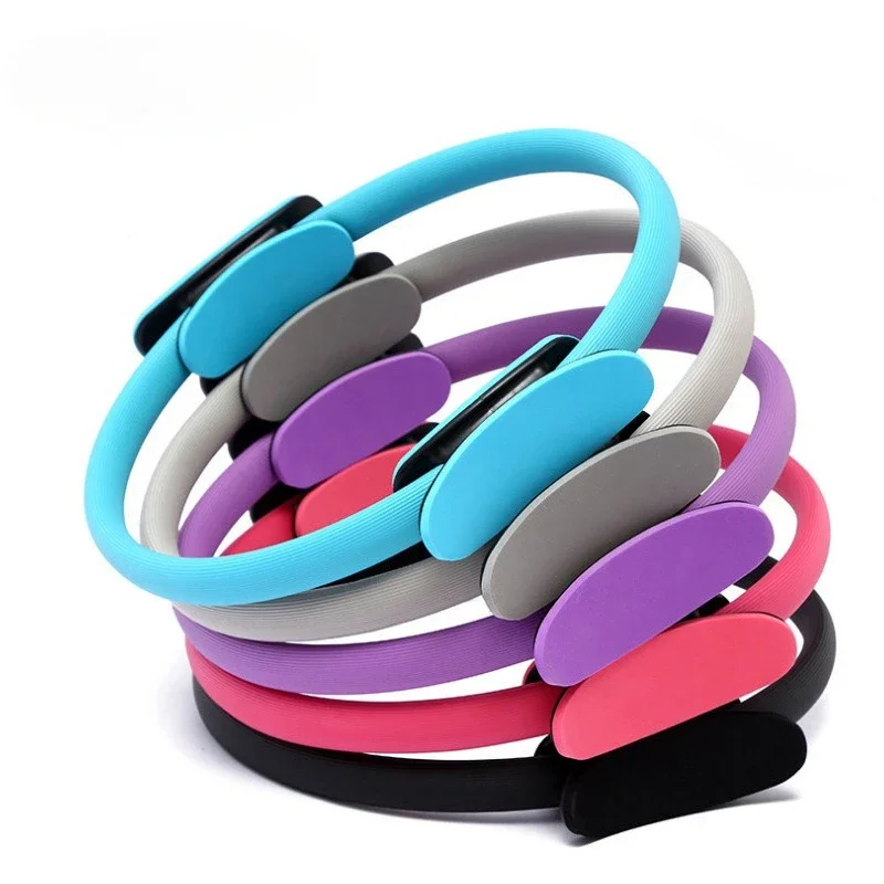 

38cm Yoga Fitness Pilates Ring Women Girls Circle Magic Dual Exercise Home Gym Workout Sports Lose Weight Body Resistance 5color