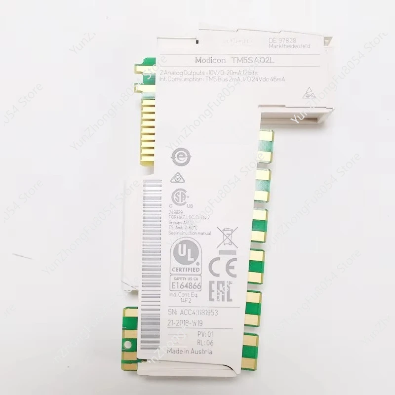 لوحدة الإخراج التناظرية TM5SAO2L TM5 20 +/-10 فولت 0 إلى 20 مللي أمبير 12 بت #1