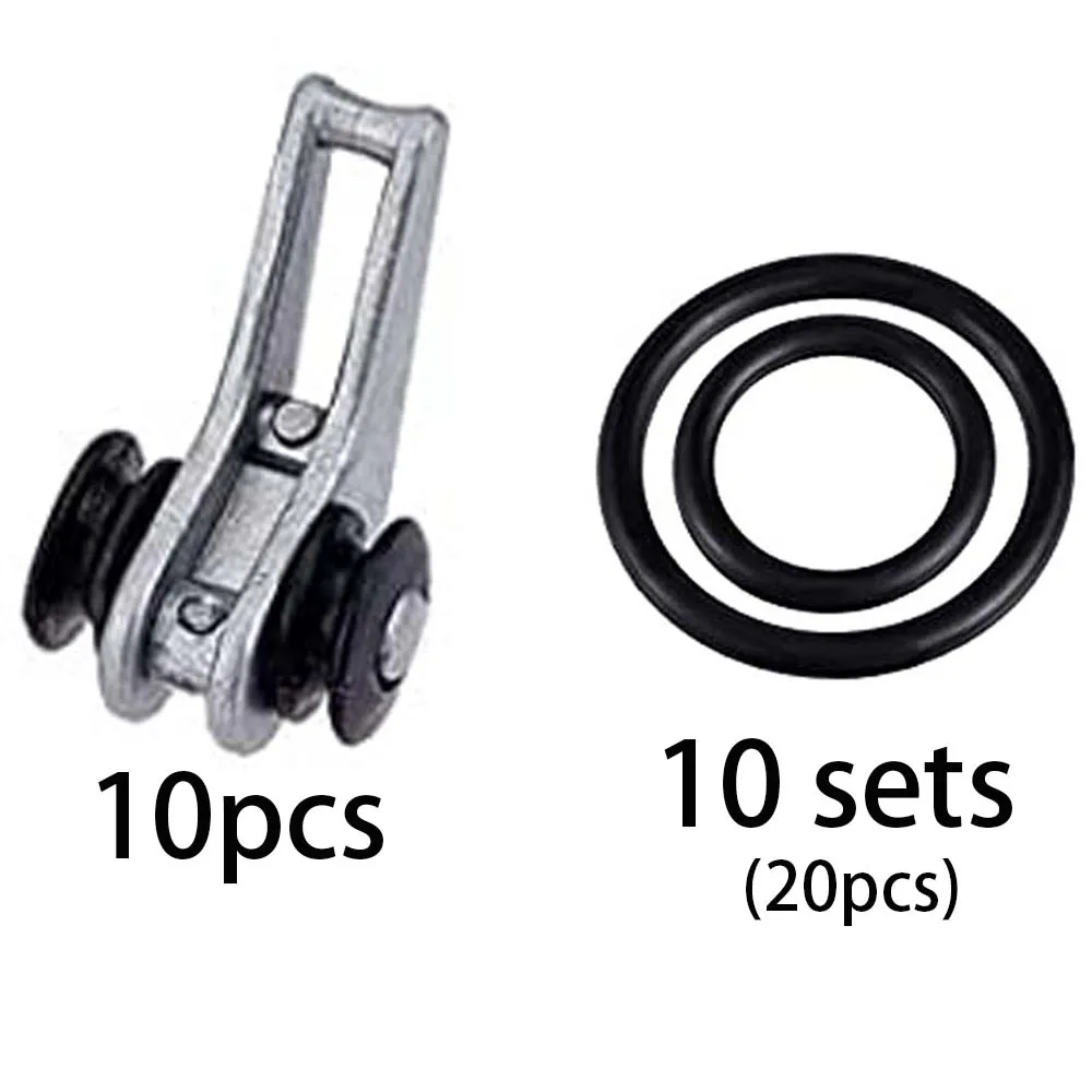 Angeln Köder Keeper 10PCS Gemischte Farben Sichere Halter Haken Ring Wurm Köder Verschluss Winkel Aufhänger für Rod Jig Casting Tackle