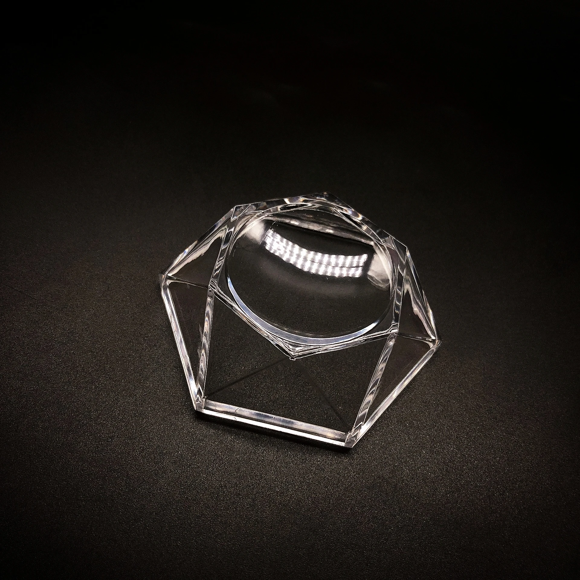 1PC Acrylic Crystal Ball Clear Display Base Sphere Stand Holder Transparent For Table Desktop  Office Ornament  Home Decor