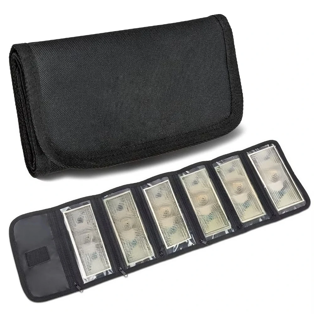 Money Organizer For Cash With 6 Zippered Pocket, Multipack Money Pouch, Cash Bill Organizer, Envelope Wallet Money Bag