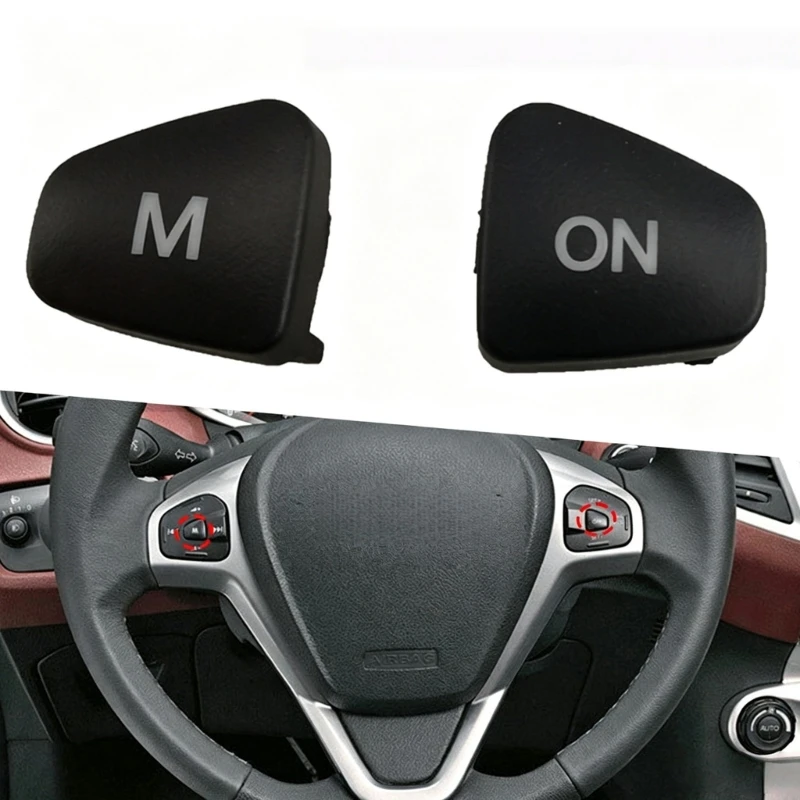 y1gd Textured Black Control Button Part Cabin Button for MK7 Steering Wheel Repair