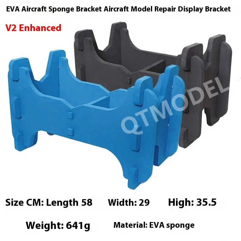 Model Bracket Remote Control Aircraft Eva Sponge Bracket Installation And Adjustment For Fixed Wing/model Aircraft Display