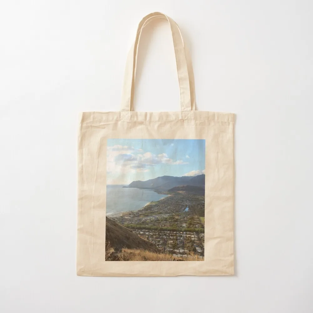 

oahu, hawaii Tote Bag shopping bag logo Cloth bags shopping bags foldable Canvas Tote Bag