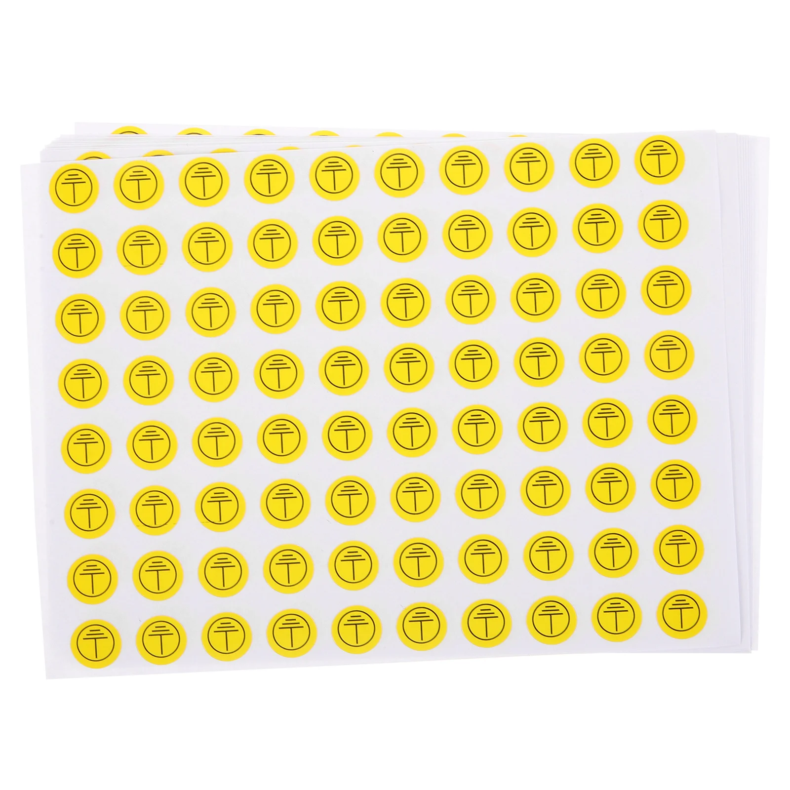 800Pcs Grounding Symbol Stickers Electrical Panel Labels Safety Warning Signs for Power Operations Earth Ground Identification