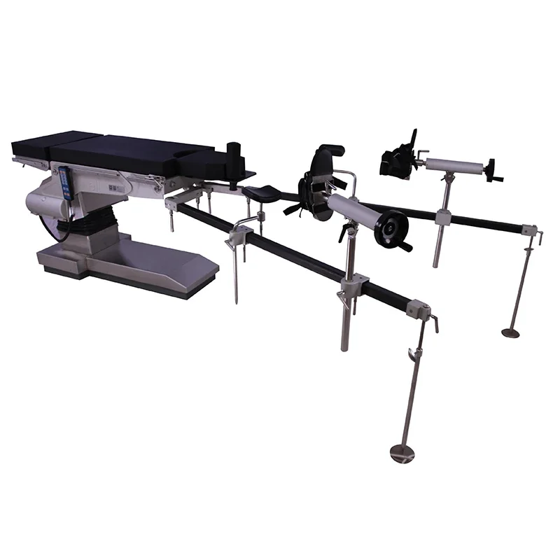 Hospital operating room universal electro hydraulic perspective operating table surgical bed