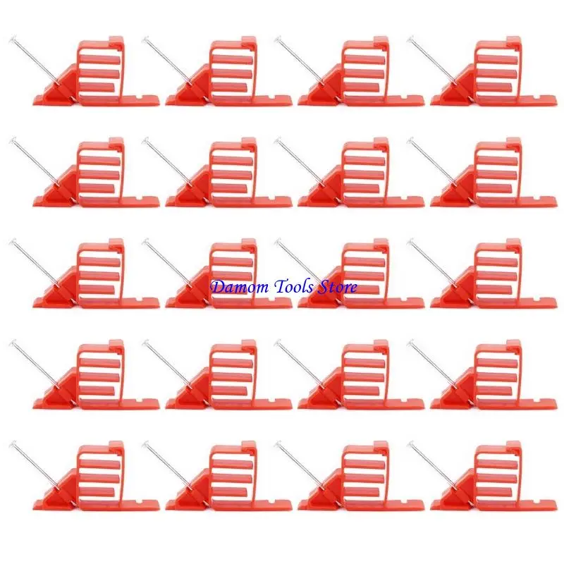 57BE Universal Wire Clip Wire Management Hold Multiple Cables Firmly in Place Secure