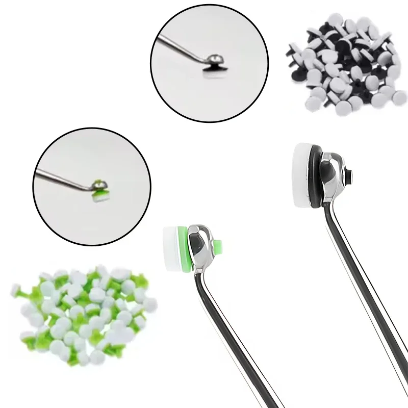 1Set Dental Composite Light Cure Resin Holder Assortment Kit Anterior And Posterior Composite Resin Tool Dental Filling Kit