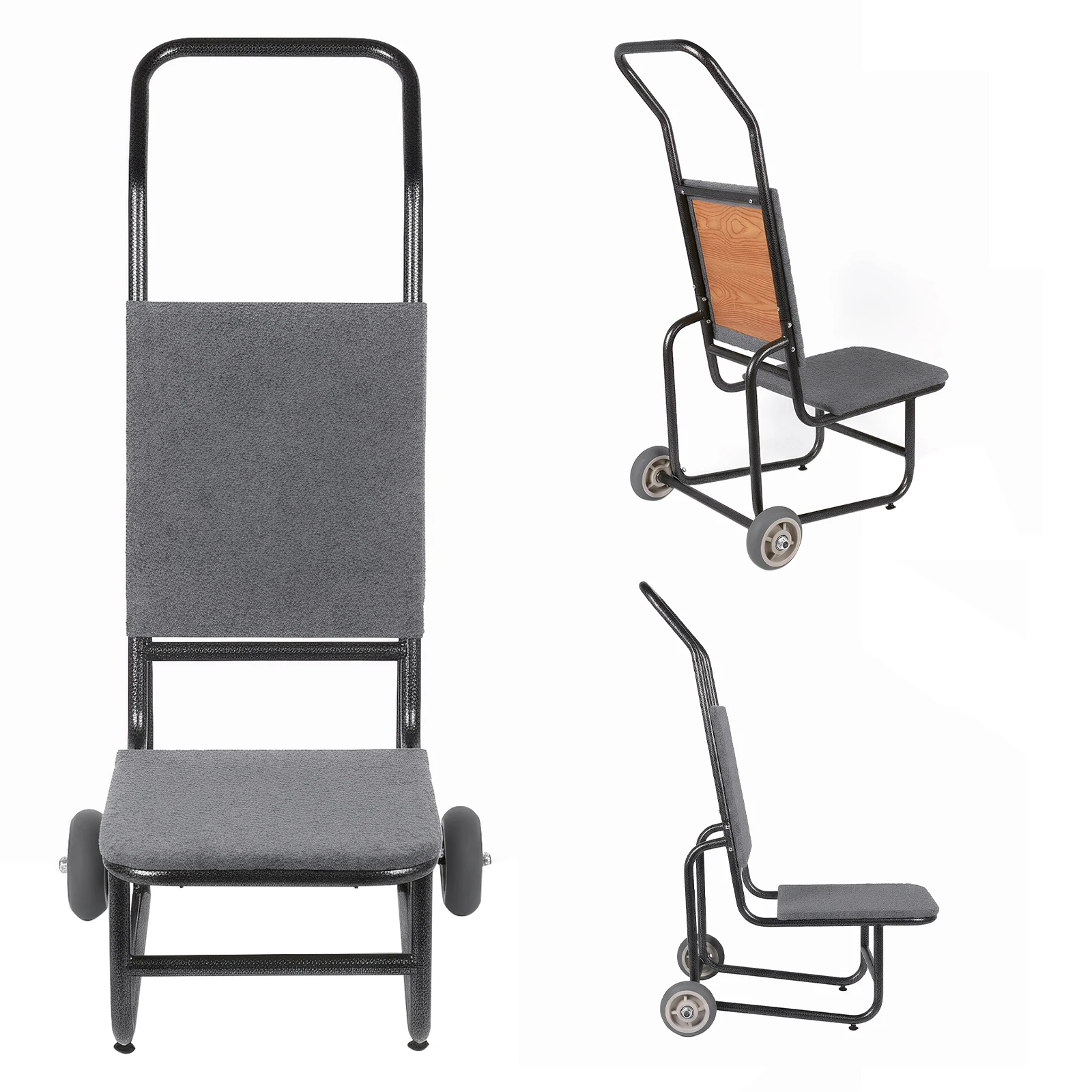 

Тележка-транспортер для стульев на колесах, многофункциональная, износостойкая, для организации стульев на мероприятиях и вечеринках