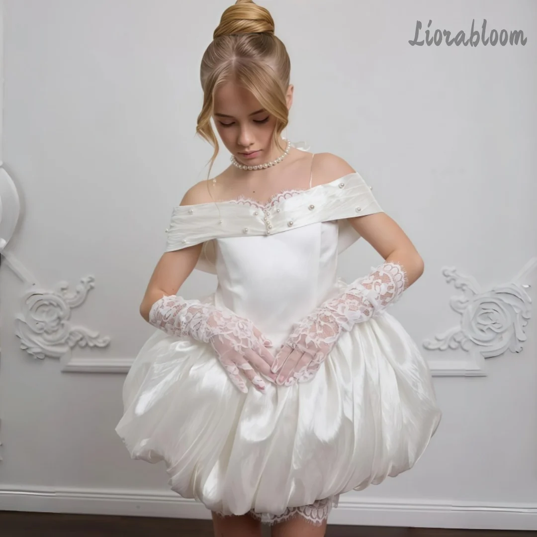 

Custom-Made Girls' Formal Gown Off-the-Shoulder Tulip Style Dress Women's Wedding Party Attire Dress свадебное платье