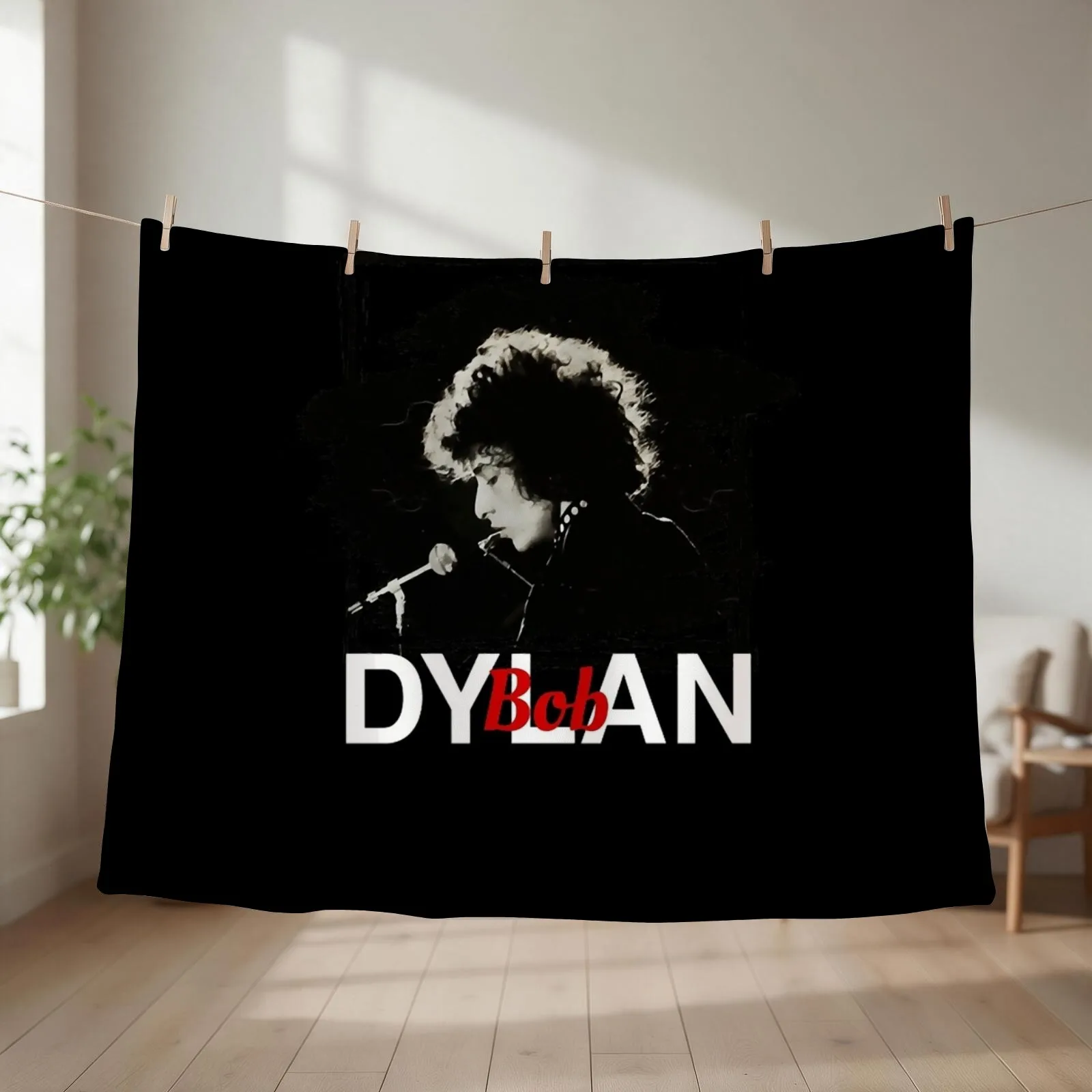 bób dylan Throw Blanket couch cozy soft plush fuzzy picnic outdoor blanket