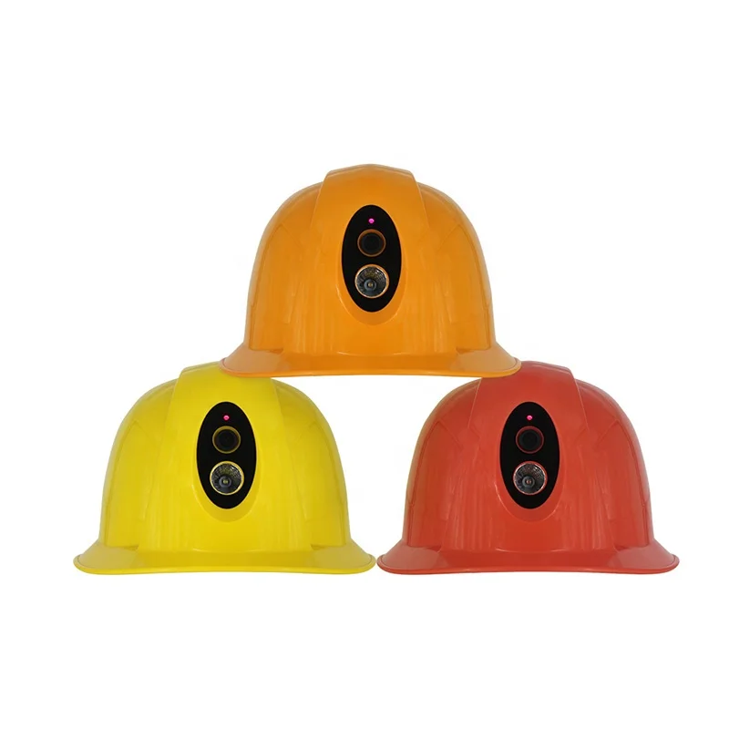 Smart Safety Helmet for Industrial Use, Equipped with WiFi 3G 4G, Bluetooth, GPS and Flashlight