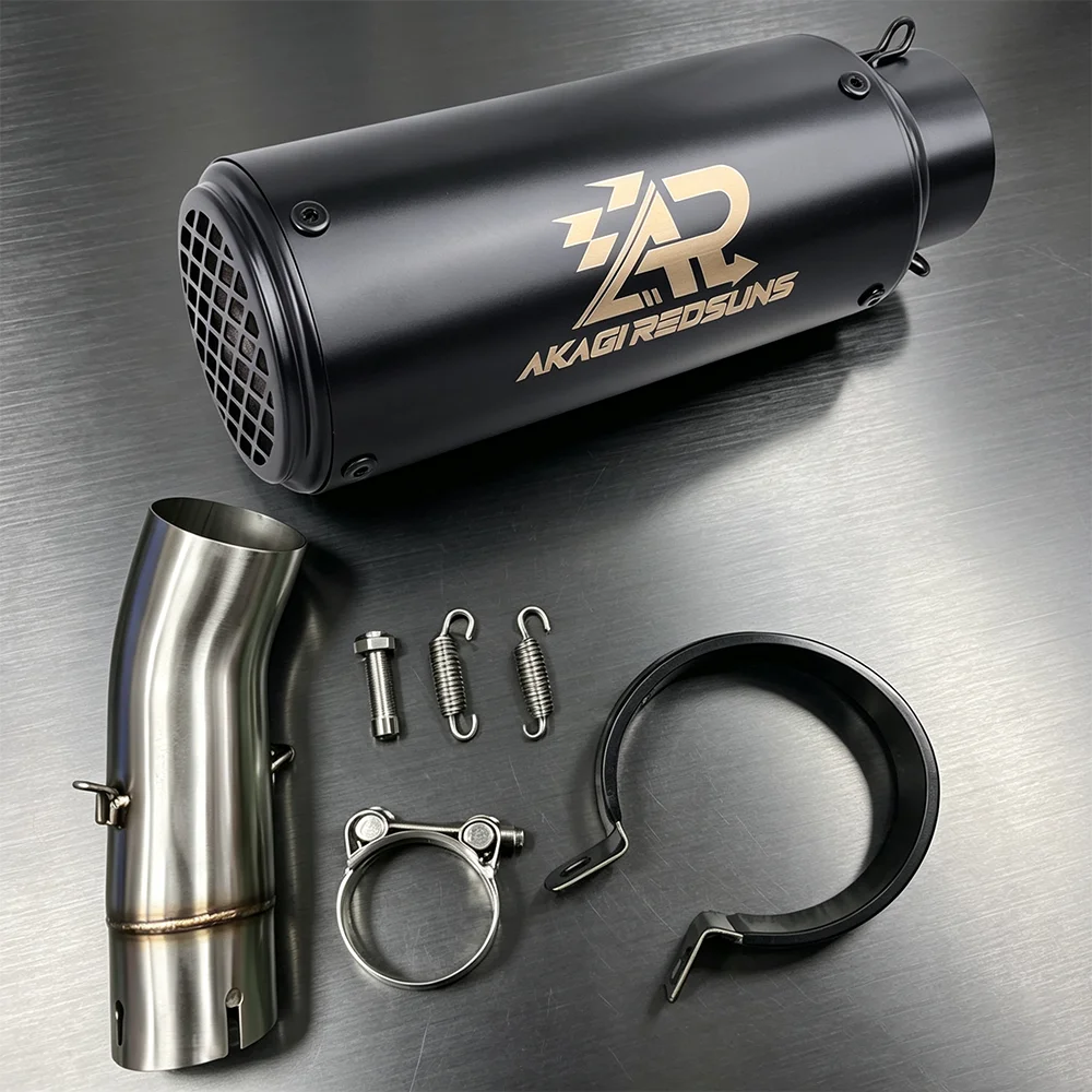 Modified exhaust middle section suitable for KOVE 250RR, GSXR600/750 K11 K12 K13 K14 K15 stainless steel back pressure middle se