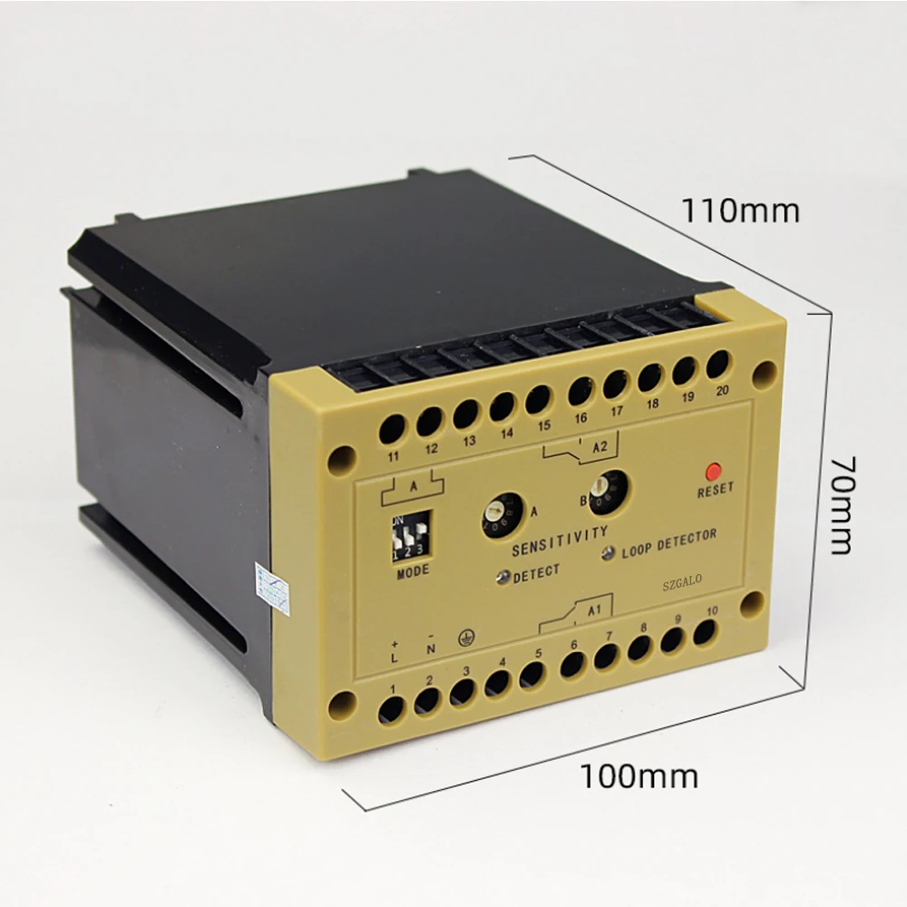 كاشف المركبات الصناعي بتيار متردد 220 فولت - تصميم حلقة سلكية أحادية القناة لأسطول الشاحنات الكبيرة ذات الهيكل العالي في العمل الميداني