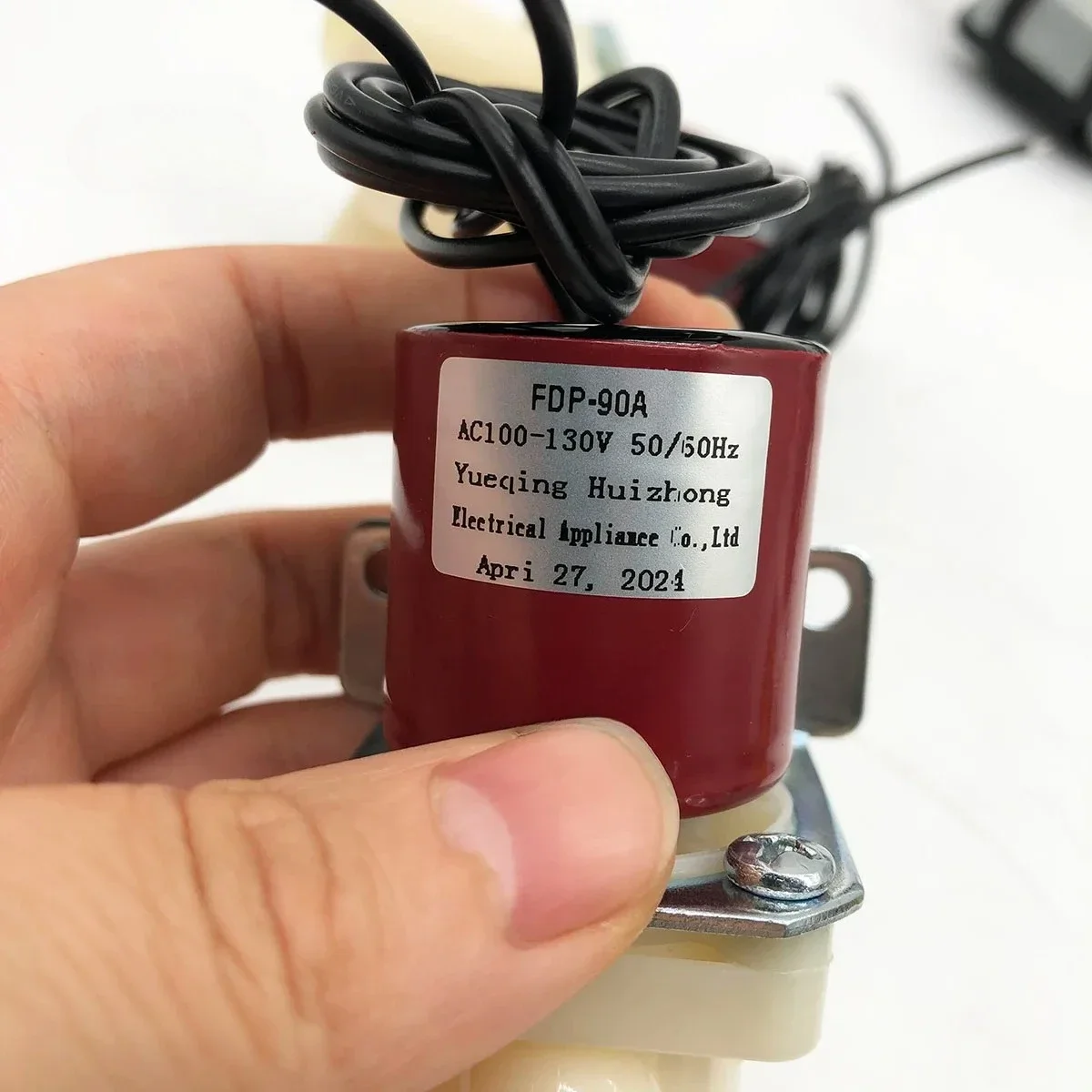 WZ-1Pcs Ice Machine Spare Parts AC100-130V 120V 50/60HZ FDP-90A Drain Valve Solenoid Valve For Ice Making Machine