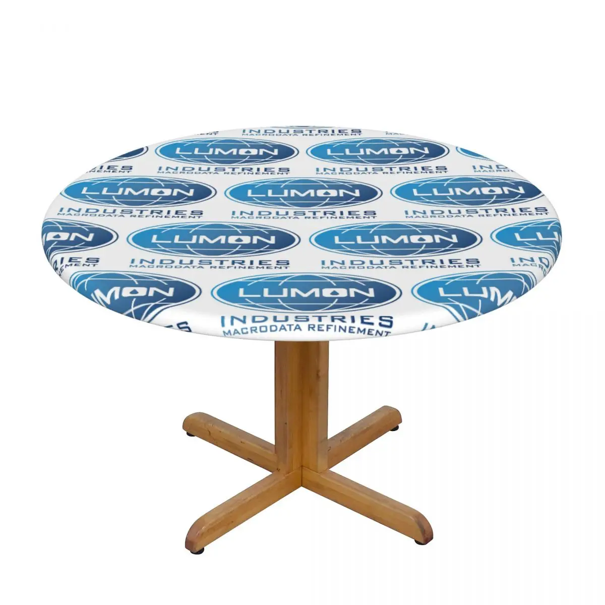 Lumon Industries Macrodata Refinement Waterproof Round Tablecloth Oilproof Table Cloth for Kitchen Events Dining Table Cover