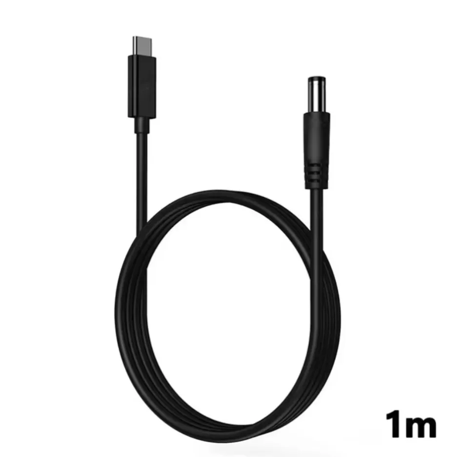 جديد تيار مستمر إلى نوع C USB PD 9 فولت 12 فولت 15 فولت 20 فولت 5.5x2.1 مللي متر 2.5 كابل إمداد الطاقة لجهاز التوجيه اللاسلكي محمول LED قطاع المتكلم كاميرا تلفزيونات الدوائر المغلقة