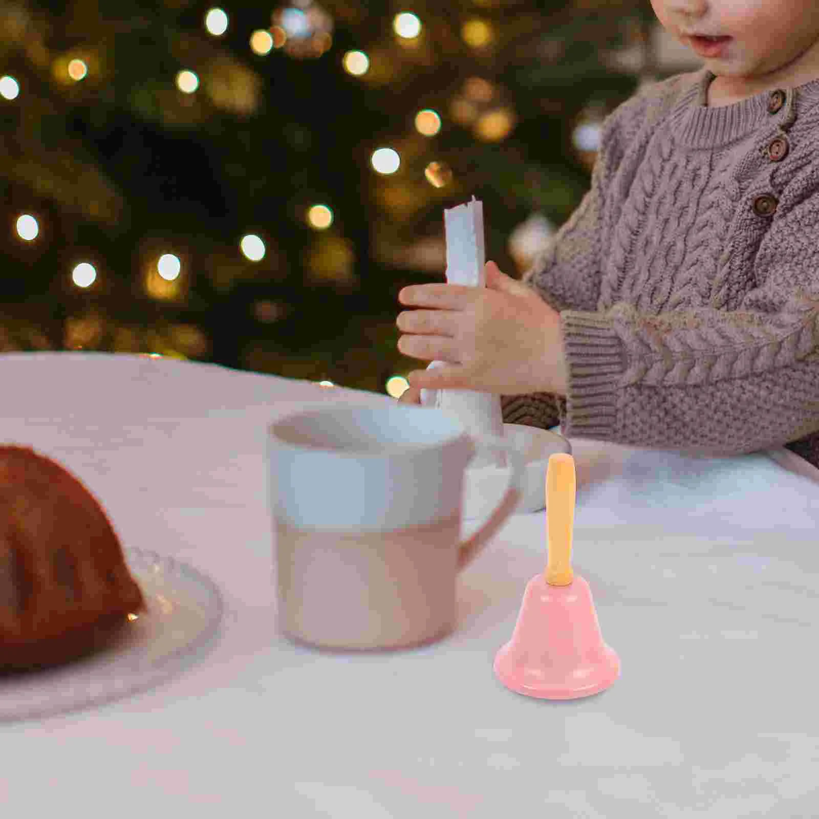 Christmas Decorations Desk Metal Bell Pantry Hand Vintage Toy Hotel Service Call Wood Restaurant Elderly Tree