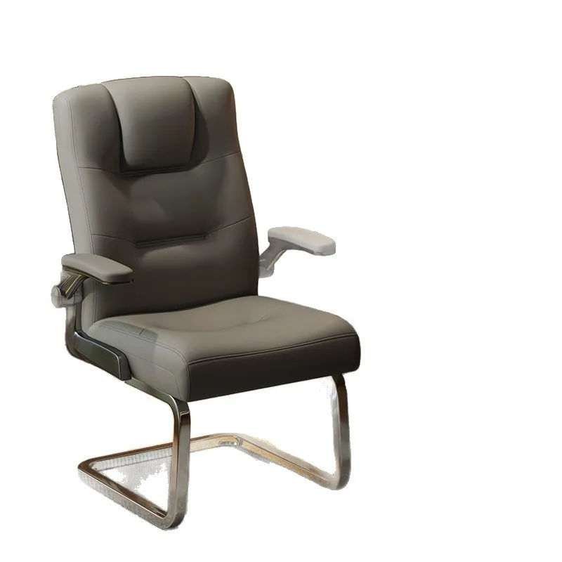 

New office chair bow fixed legs office seat comfortable sedentary boss business meeting chair computer chair