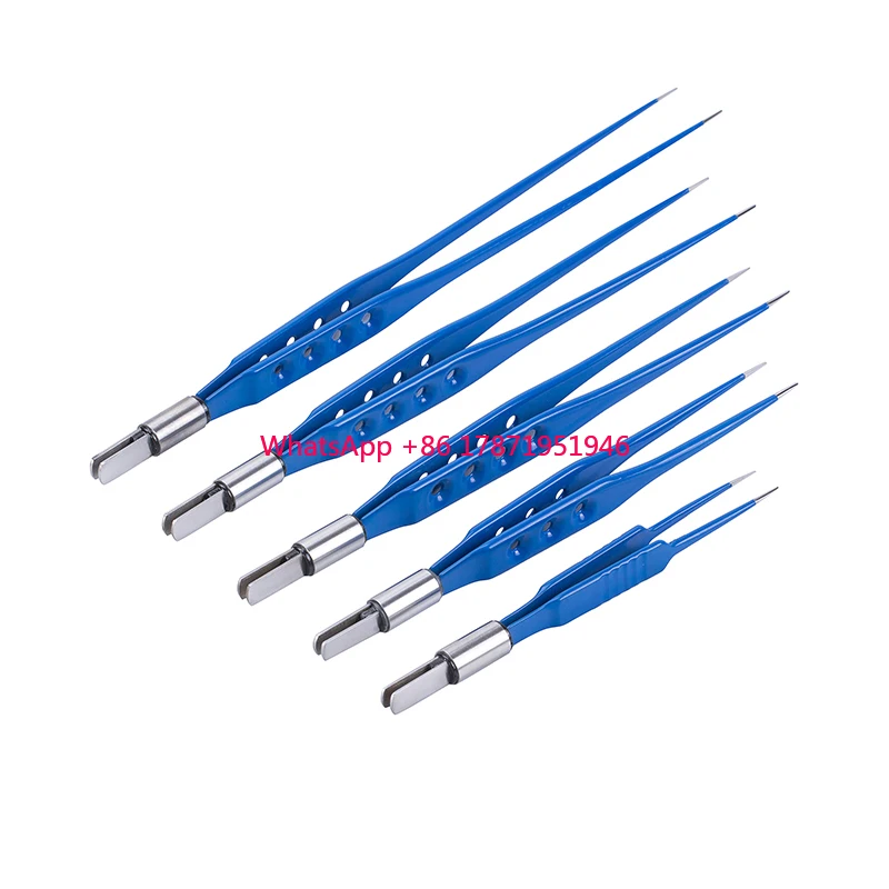 CE approval Reusable electrosurgical bipolar forceps EU and US fitting