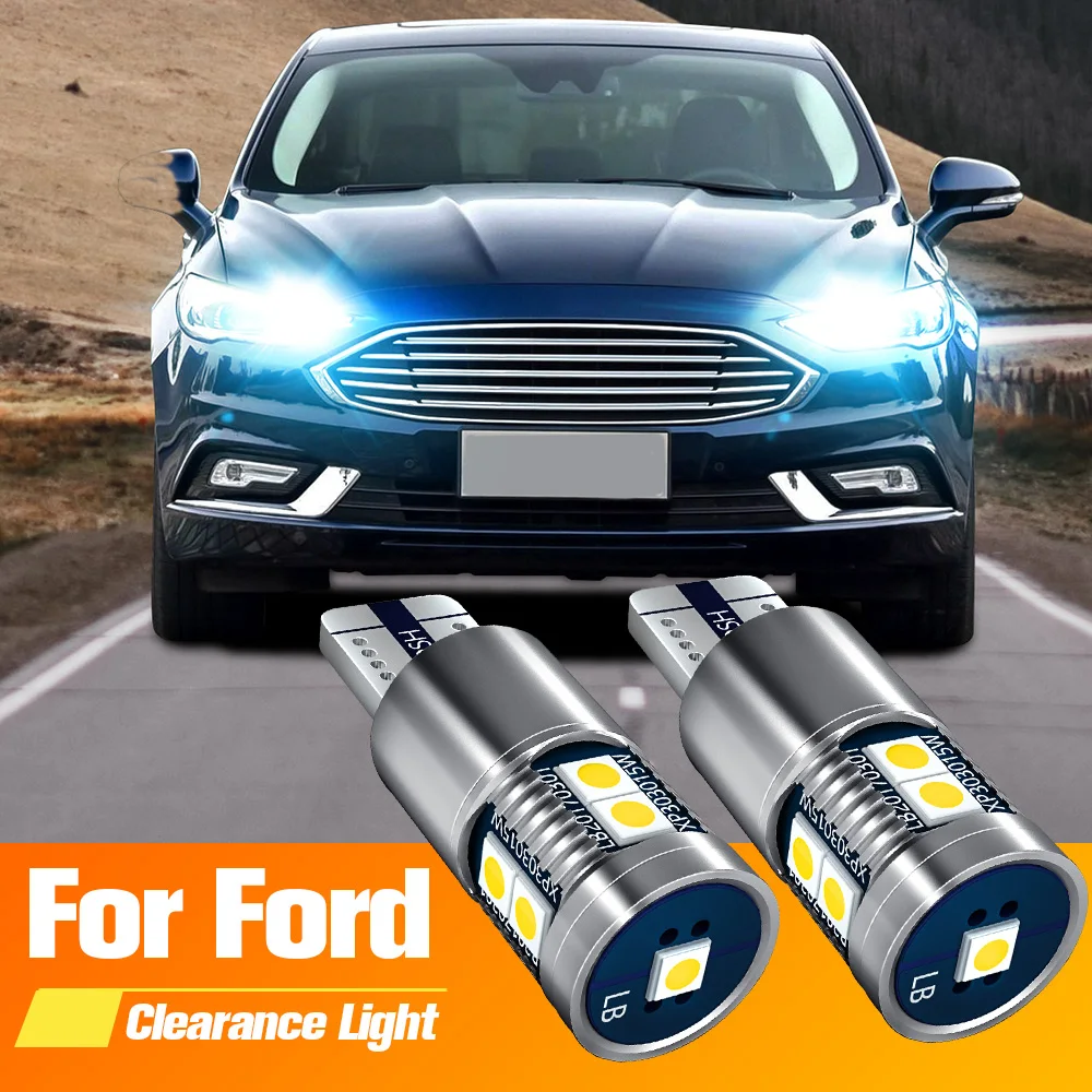 

2pcs LED Clearance Light Lamp W5W T10 For Ford C-Max Fusion Focus Fiesta Galaxy Ka Kuga Mondeo Ranger S-Max Edge Mustang Transit