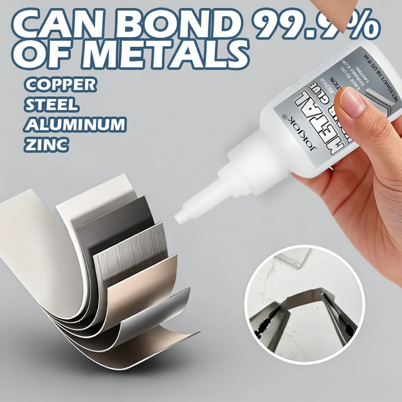 Metal Adhesive Glue For Metal Repair Strong Bond Heat Cold Resistant Household Tool Appliance Fixing 35ml
