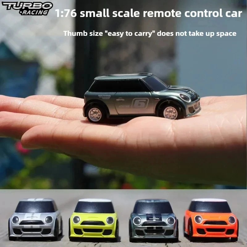 TURBO RACING RC 1:76 Full Scale RTR Mini Electric Remote Control Car Mini Desktop Entertainment Parent Child