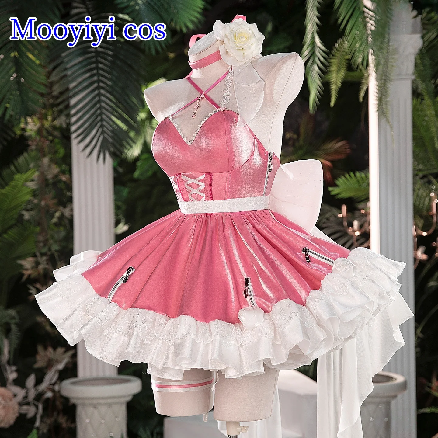 Nueva fiesta Dorothy disfraz de Cosplay para Halloween Navidad fiesta de juegos de rol juego de cómic NIKKEE recién XS-L lindo vestido rosa de Lolita