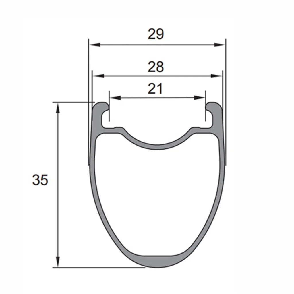 380g Bike Rims 30/35/40/45mm Depth Bike Rims Carbon Disc Brake 21mm Internal Width Clincher Carbon Wheels Carbon Rims