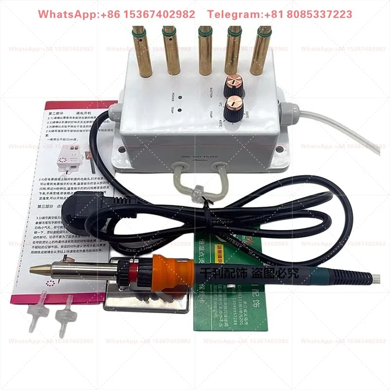 368D High-Power Thermostatic Hot Fix Rhinestone Applicator DIY Adhesive Drilling Machine for Dance Costume Decoration