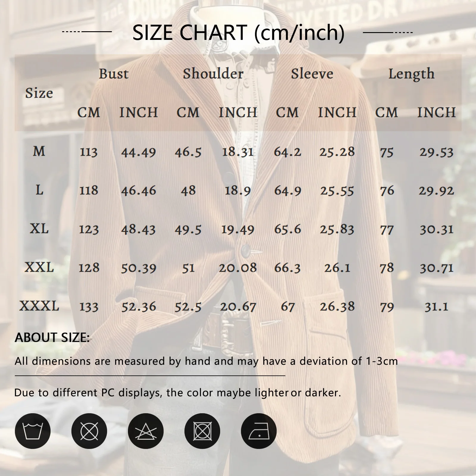 سترة صوفية للرجال مع زر بدلة كاجوال سترة بلون سادة معطف متعدد الألوان معطف شتوي سروال قصير جيب دافئ سترة #6