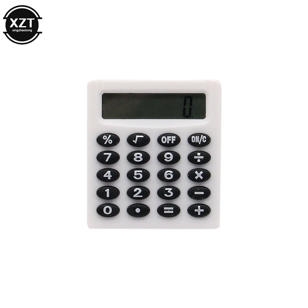 Cute Pocket Mini Calculator Handheld Pocket Type Coin Batteries Calculator Carry Extras Calculadoras School Office Calculator