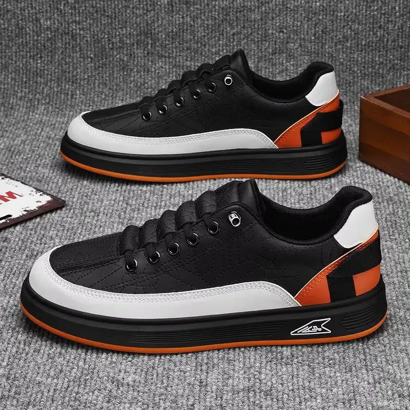 Новые тенденции 2025 года, винтажный стиль, летняя мужская спортивная обувь, модная прогулочная обувь для взрослых, эластичные классические мужские кроссовки без шнуровки