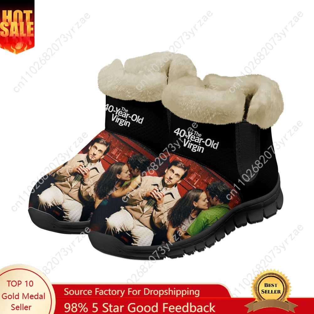 

The 40 Year Old Virgin Snow Boot Men Women Teentager Warm Boot High Quality Personalized Casual Lightweight Sneaker Custom Shoes