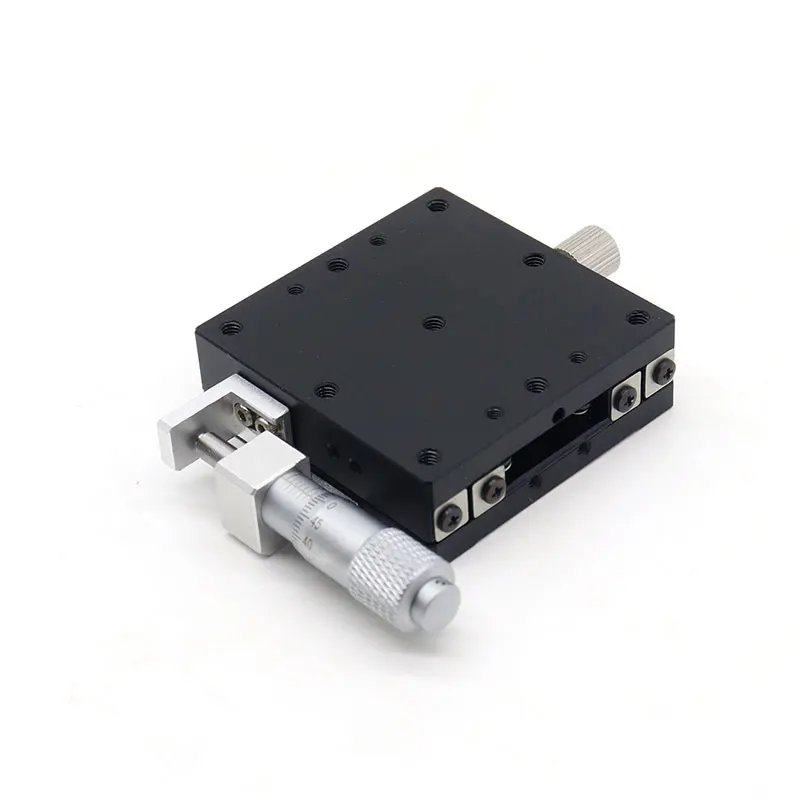 

LGX40-L 40x40MM/1.6x1.6\" X-Axis Left Handed Micrometer Manual Sliding Table Precision Linear Guides Stage