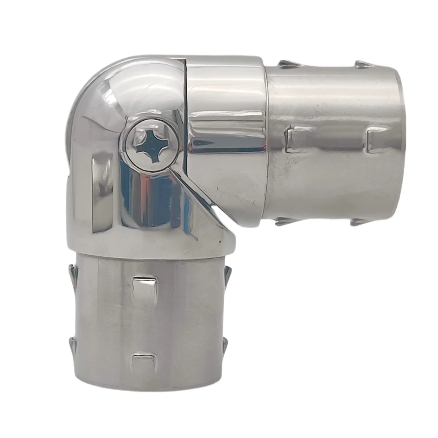 

50.8mm Stainless Steel Handrail Corner Connector Adjustable Elbow Mirror Polished for Stair Railing