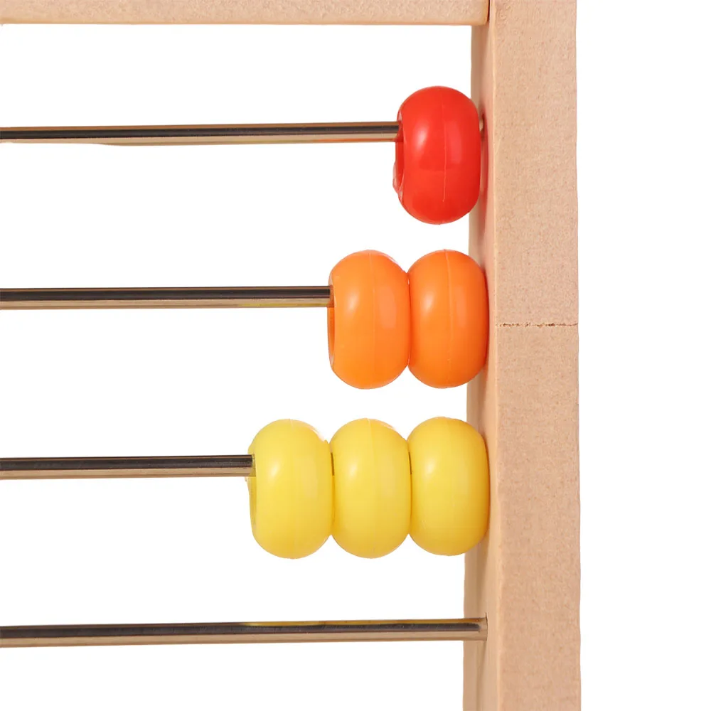 

Calculating Beads Wooden Educational Counting Colorful Beads Wooden Math Learning Montessori Puzzle Early Math Learning
