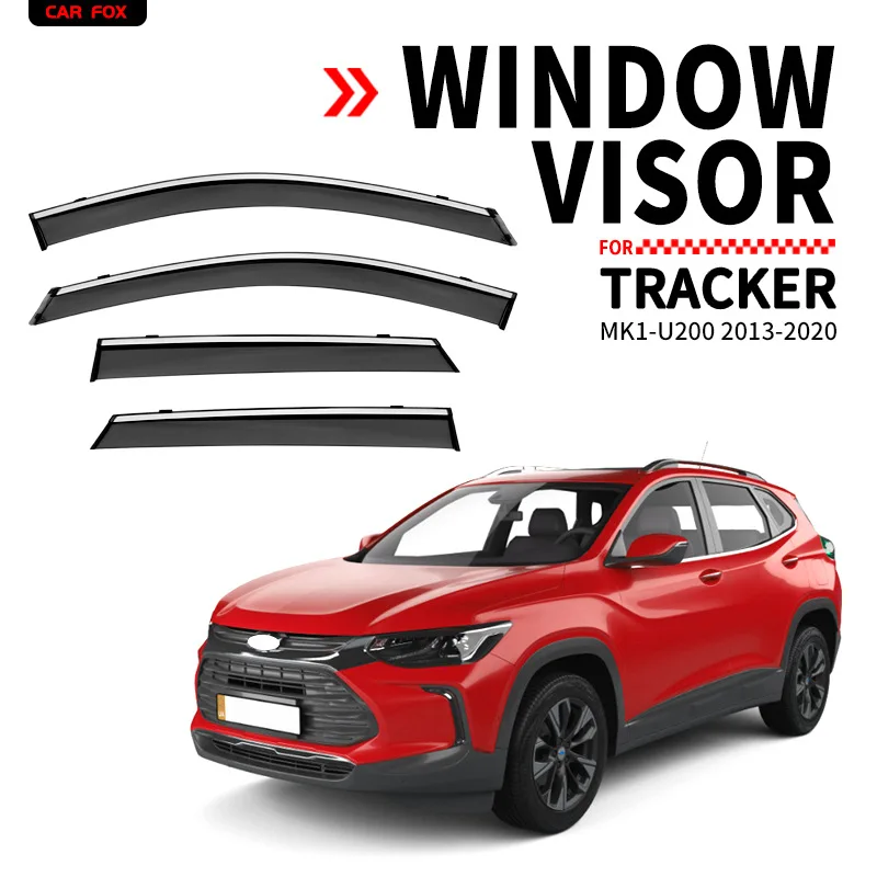 

For Tracke Onix Window visor Weather Shield Side Window Deflector Car windshield weather shield Car accessories