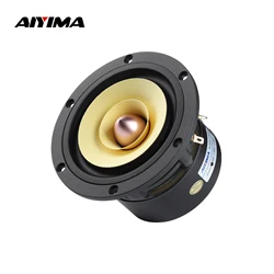 AIYIMA 1 Stücke 4 Zoll Full Range Lautsprechereinheit 4 8 Ohm 25 W Lautsprecher Hochtöner Woofer Aluminium Bullet Audio Heimkino Lautsprecher