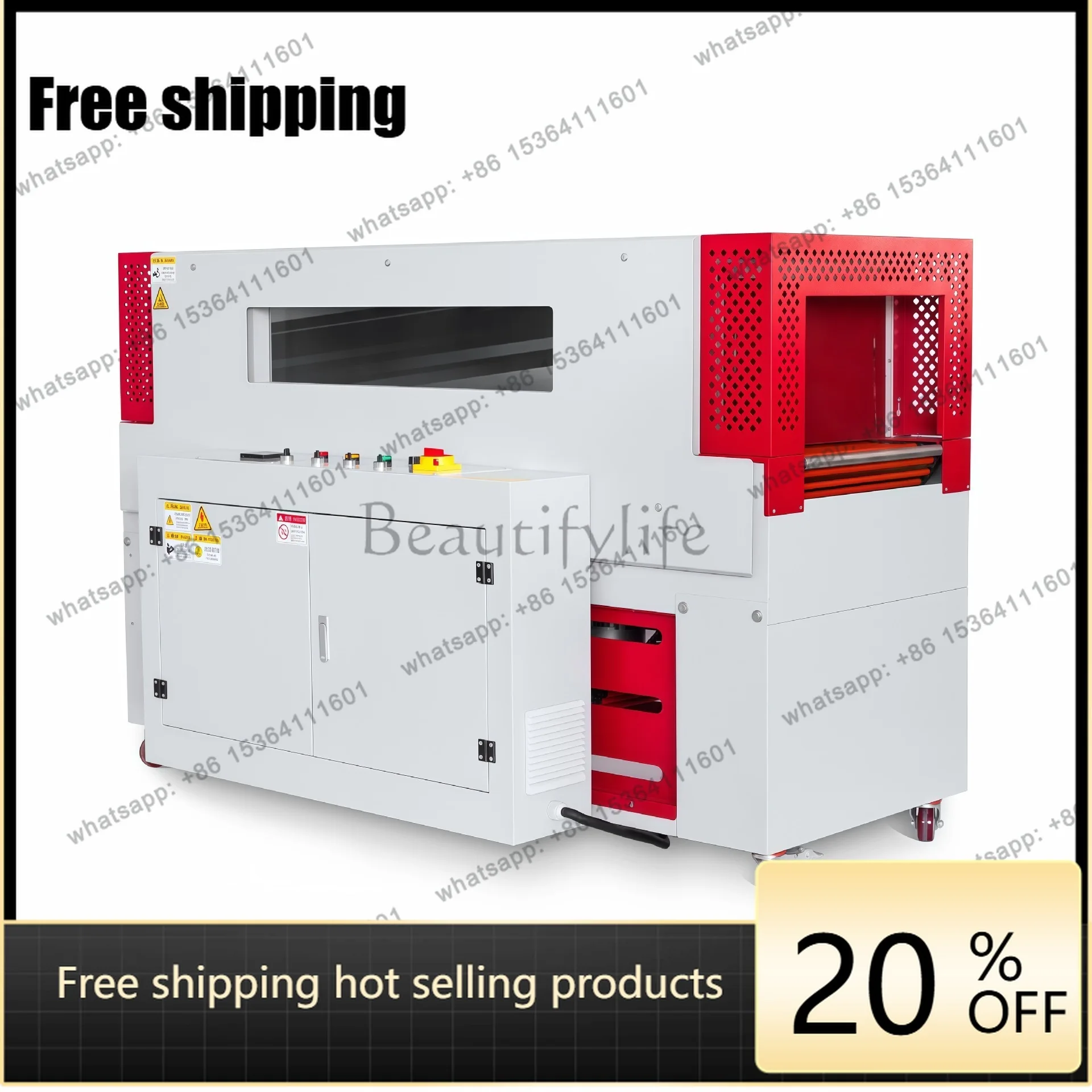 DSC-4530L high heat shrinkable film packaging machine net automatic heat shrinkable machine