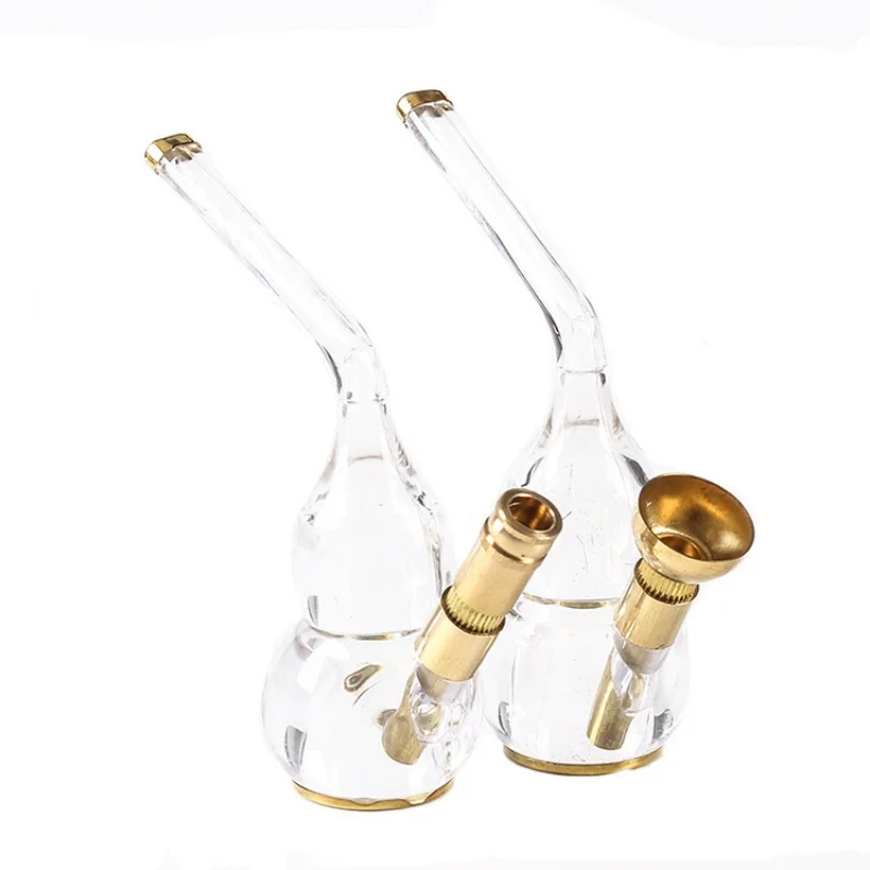 

Metal Acrylic water Tabacco pipe Cleanable For 8mm 6mm Cigarette Holder Tar Filtration Microfilter Smoke Pipe Hookah mouthpieces