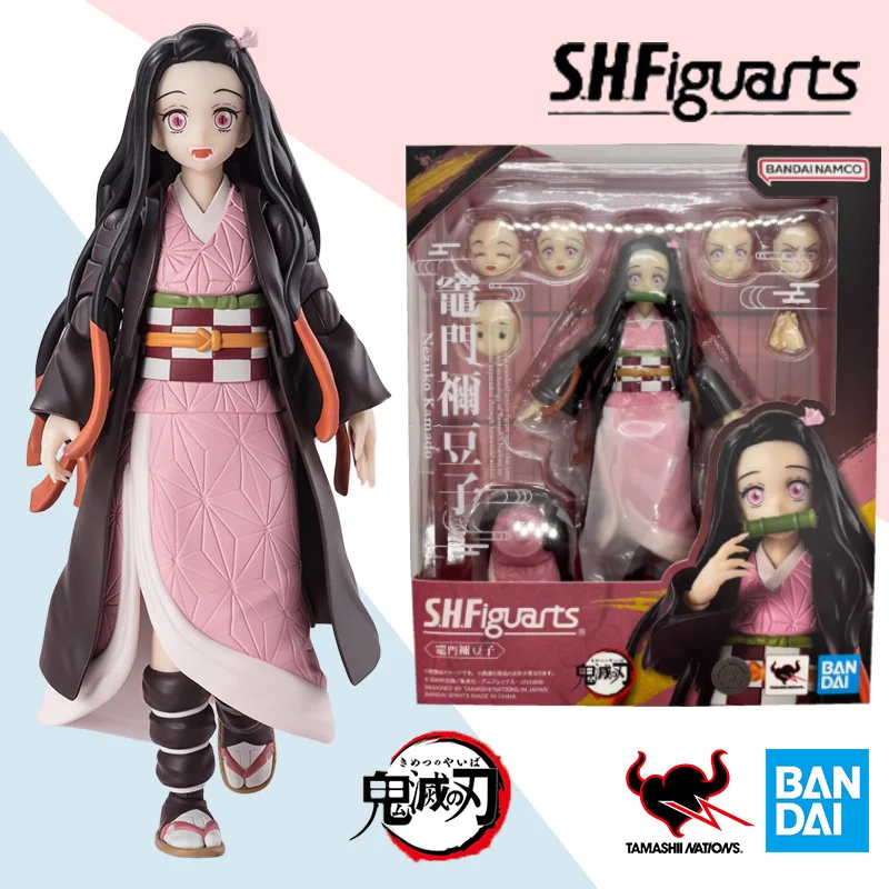 

Bandai SHF Demon Slayer Nezuko Kamado anime action figure collection model toy ornaments gift