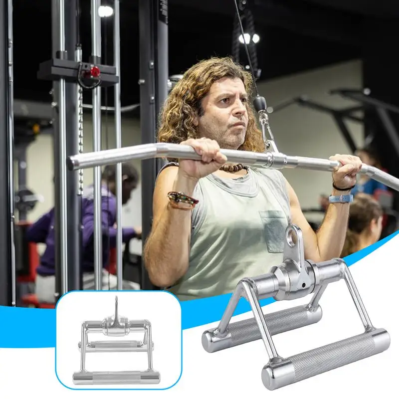 V Shaped Press Down Bar V Shaped Press Down Bar 360-Degree Rotating Cable Machine Accessories For Professional And Home Gyms